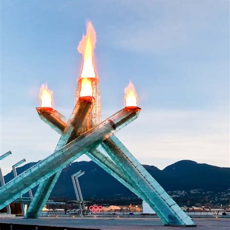 Vancouver Winter Olympic Cauldron - Supreme Steel