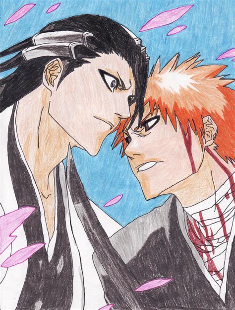 Byakuya vs Ichigo by Ai-Ashikaga on DeviantArt