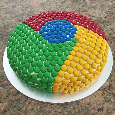 Google Chrome Cake | Cake, No bake cake, Baking