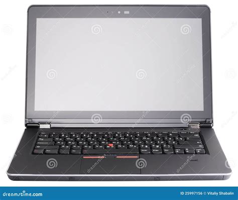 Laptop Front View Royalty Free Stock Image - Image: 25997156