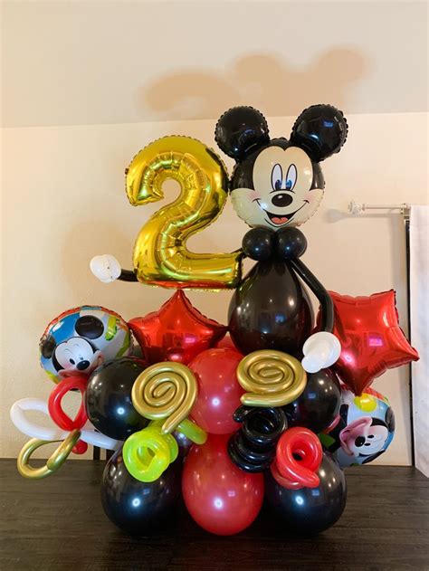 Mickey Mouse Balloon Bouquet Mickey Mouse Balloons | Balloon bouquet, Mickey mouse balloons ...