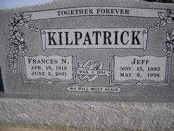 Jeff Kilpatrick (1892-1956) - Find a Grave Memorial