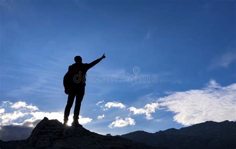 Successful, Determined and Challenging Person Stock Image - Image of ...