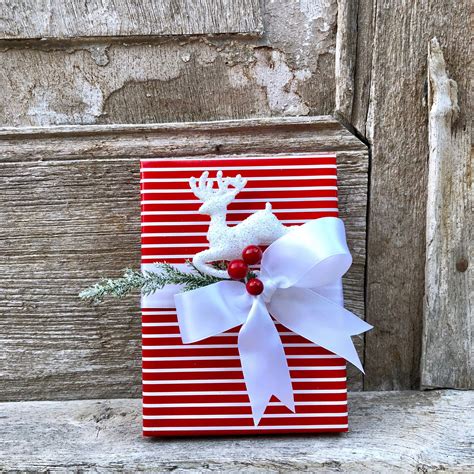 Christmas pre-wrapped small gift box winter inspired gift | Etsy | Gift card boxes, Small gift ...