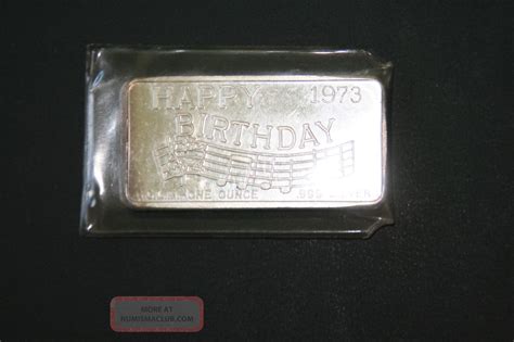 Happy Birthday/great Lakes. 999 Silver Bar