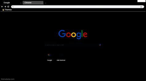 Black Chrome Theme - ThemeBeta