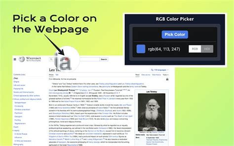 RGB Color Picker for Google Chrome - Extension Download