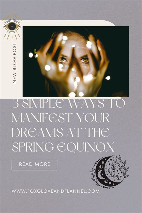 Spring Equinox | Spring equinox, Equinox, Manifestation