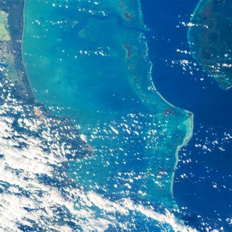 Belize Barrier Reef Photographed From Space by NASA Astronaut