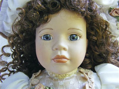 Porcelain doll face close up view Free Stock Photo | FreeImages