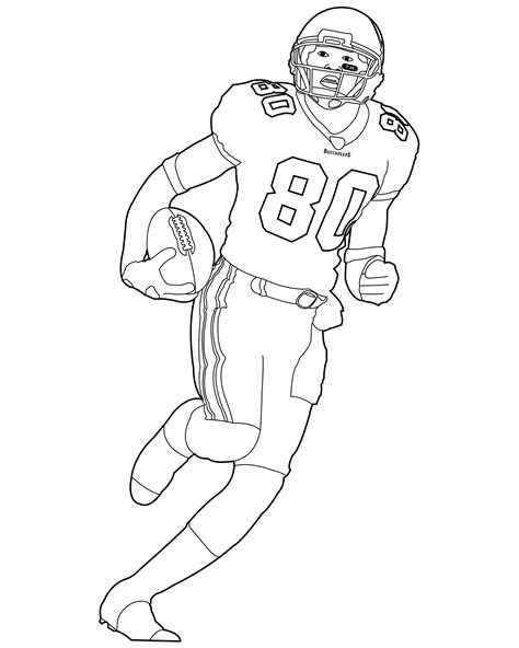 Nfl Player Coloring Pages at GetColorings.com | Free printable ...