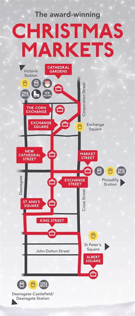 Manchester Christmas Markets Map - Map Of Staten