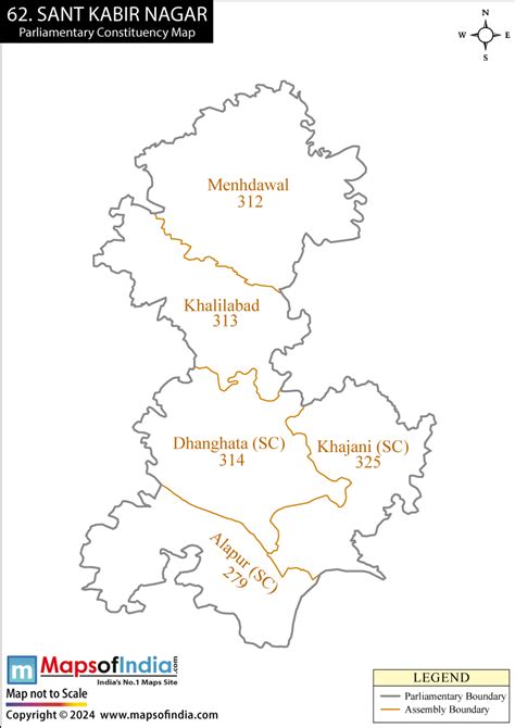 Sant Kabir Nagar Election Result 2024 - Parliamentary Constituency Map and Winning MP