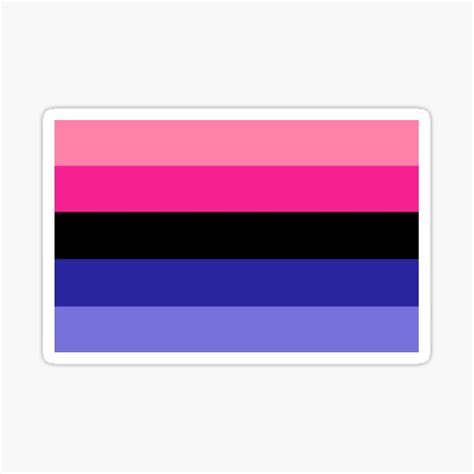 "Omnisexual Pride Flag" Sticker by DisneyFanatic23 | Redbubble