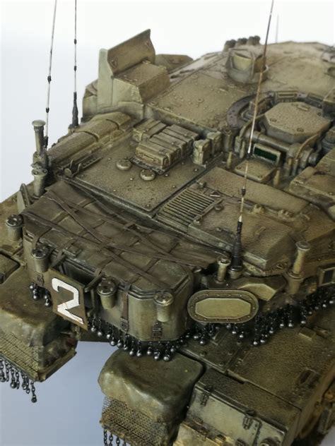 Main Battle Tank IDF Merkava Mk.iv With Trophy. Military Model Series 1 ...