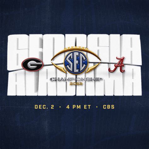 SEC Championship: Georgia vs. Alabama, December 2, 2023 | Event at ...