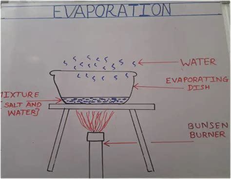 Evaporation Diagram Chemistry