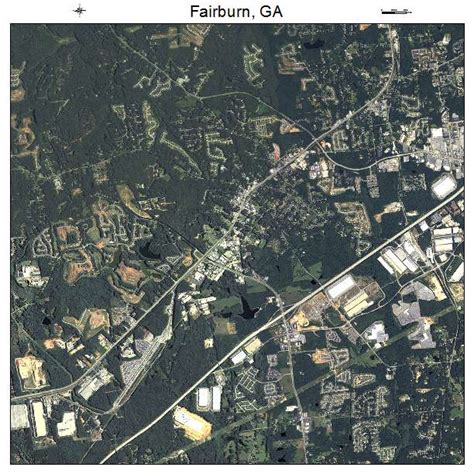 Aerial Photography Map of Fairburn, GA Georgia