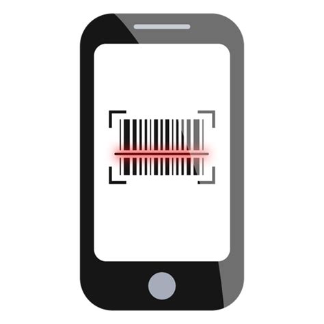 Smartphone barcode scan - Transparent PNG & SVG vector file