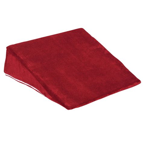 Plush Wedge Pillow Cover, Small, Burgundy - Walmart.com - Walmart.com