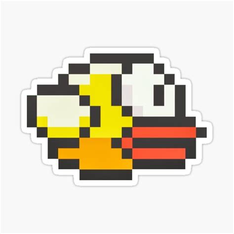 "Flappy Bird" Sticker for Sale by Evilescence | Redbubble