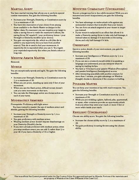 FEATS! A reassessment of the 5e PHB feats! : r/DnDHomebrew