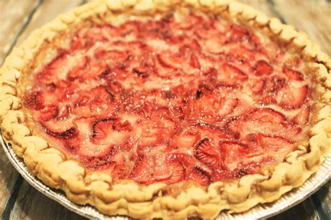 My Grandmother’s Strawberry Custard Pie