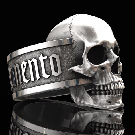 Memento Mori Skull Ring – John Patrick Jewellery