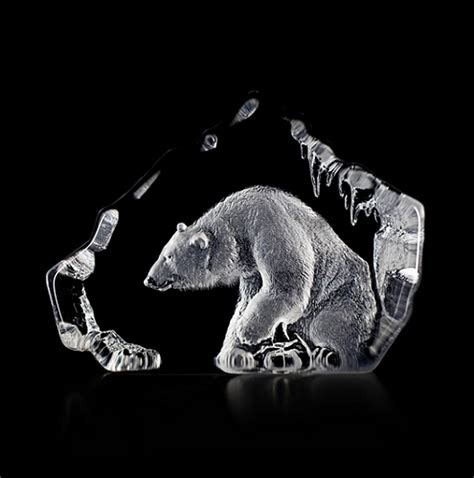 Mats Jonasson® Arctic Wildlife Crystal Sculptures - Crystal-Fox Gallery