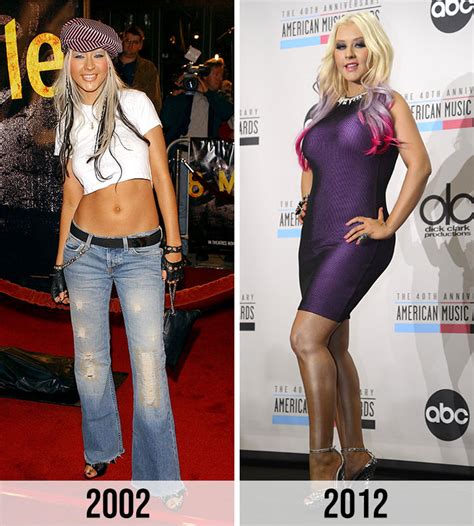 We Can’t Get Over These Before And After Photos Of Christina Aguilera’s ...