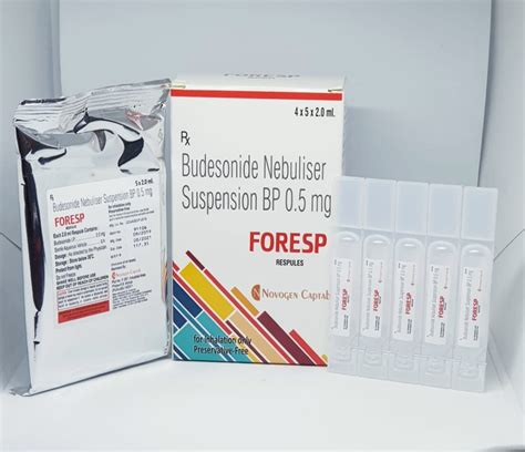 Foresp Budesonide BP 0.5mg Respules, Treatment: Asthma,Copd, 5x4x2ml at Rs 470/unit in Mohali