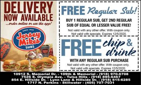 Jersey Mike's Subs Coupons & Deals | Save at ValueNews.com