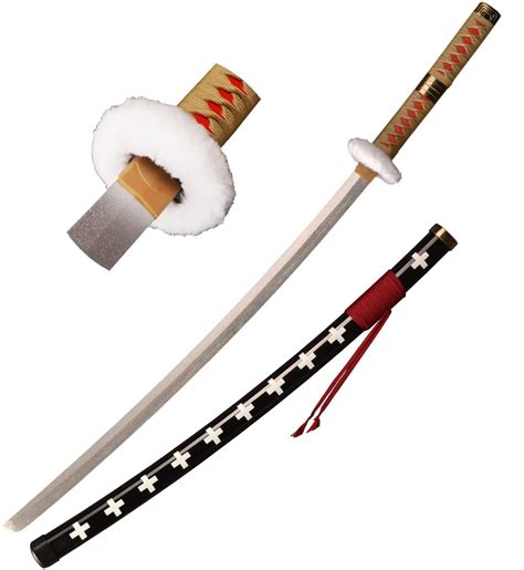 Buy KOGUMAKatana One Piece Wooden Trafalgar Law Cosplay With Scabbard Replica Props 100cm Online ...