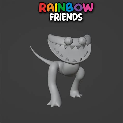 STL file CYAN RAINBOW FRIENDS 🌈・3D print design to download・Cults