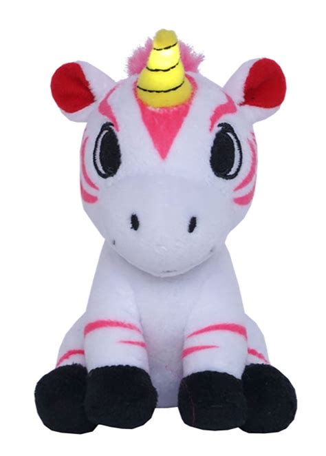 Wish Me Pets Light Up LED Plush Stuffed Animals Aliel Pink Mini Striped Zoonicorn - Walmart.com