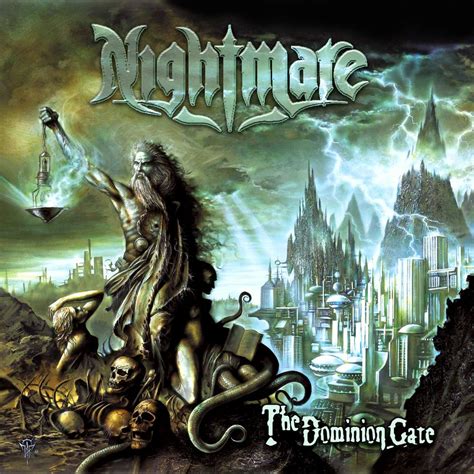 Nightmare (French power metal band). Dominion gate album cover (2005 ...