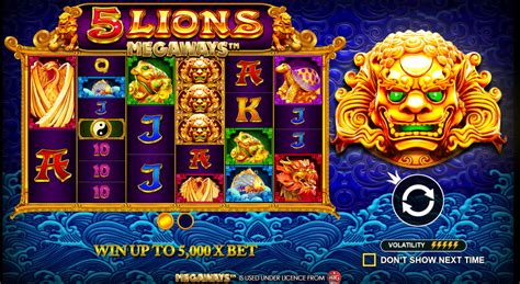 Cara bermain 5 Lions Megaways - fantasy slots