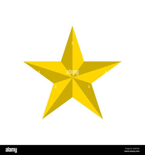 Gold star logo vector isolated on white background Stock Vector Image & Art - Alamy