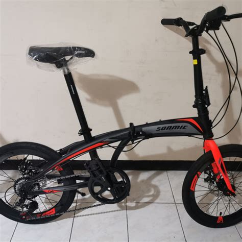 Jual Sepeda Lipat 20 Sonmic Murah 8 Speed / Folding Bike 20 Sonmic 8 ...