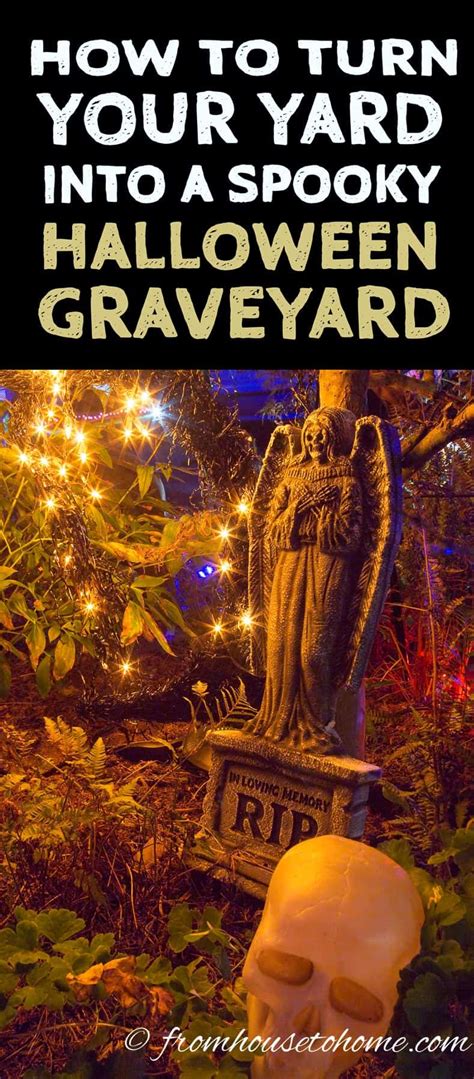 How to Create a Spooky Halloween Graveyard - Entertaining Diva @ From ...