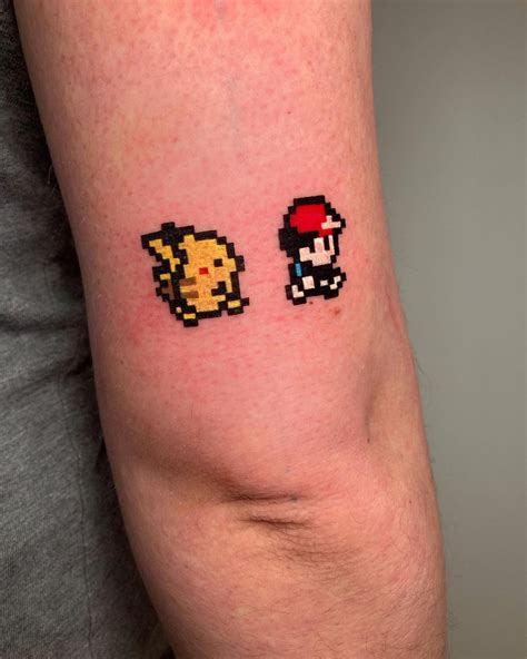 Minimalist Pokemon Tattoo