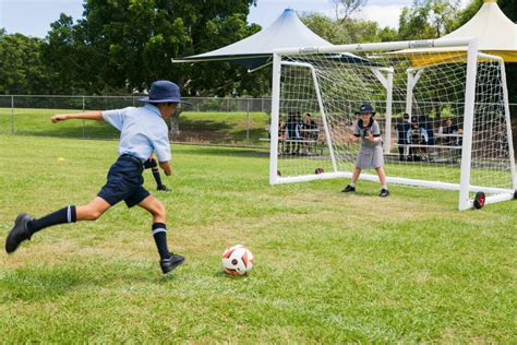 Junior Sports Oval Unveils New Soccer Goals! - Redlands College