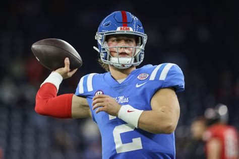 2024 NFL Draft Player Profile: Ole Miss QB Jaxson Dart - Athlon Sports