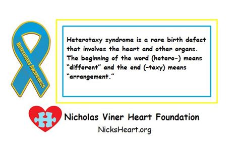 #Heterotaxy Syndrome Awarness Day Info #1 | Chd awareness, Congenital heart defect, Heart month