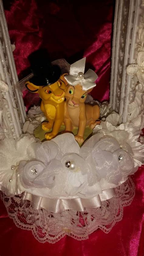 LION KING Wedding Cake Topper Young Simba Nala #2461501 - Weddbook