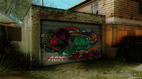 Graffiti on garage for GTA San Andreas