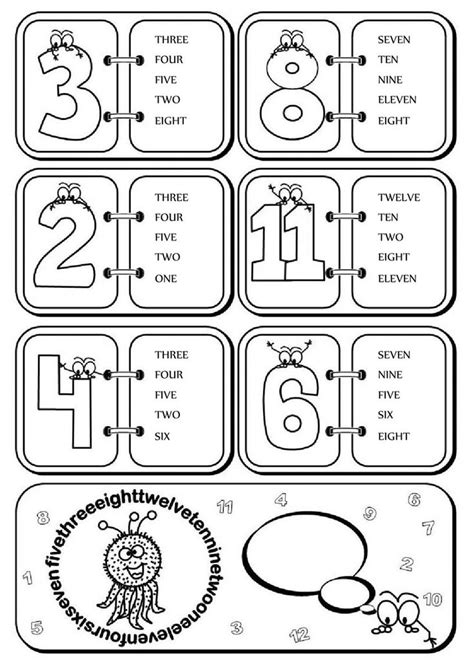 Numbers fun (1-12) - Interactive worksheet | Winter math worksheets ...