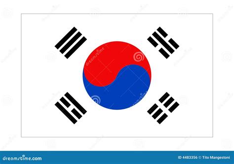 Korea Flag Vector Illustration | CartoonDealer.com #4483356