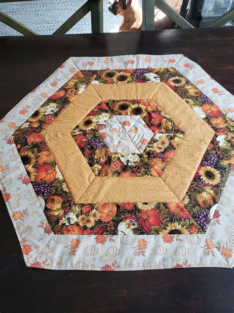 Hexagon Table Topper - Etsy