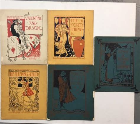 Walter Crane's Picture Books, Reissue. 5 Volumes, The Sleeping Beauty ...